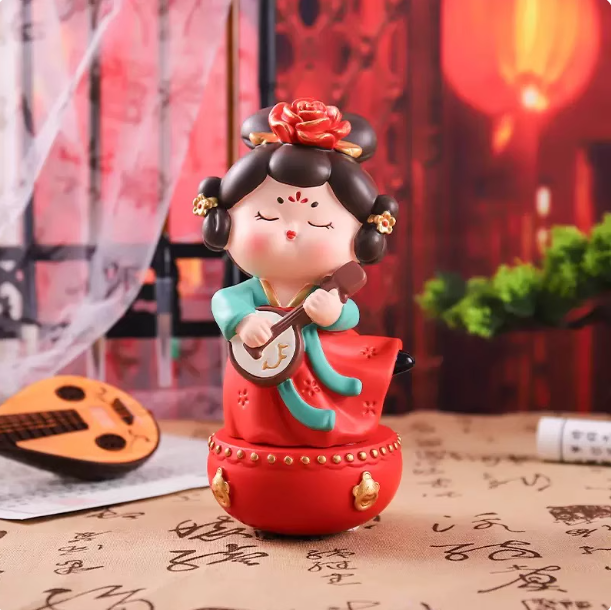 西安文创纪念品特产大唐不夜城不倒翁小姐姐唐朝仕女洛阳伴手礼物